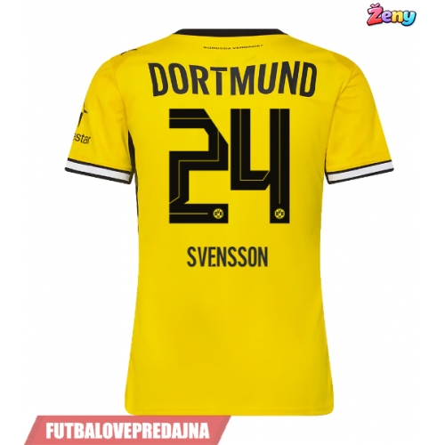 Lacne Ženy Futbalové dres Borussia Dortmund Daniel Svensson #24 2026-27 Krátky Rukáv - Domáci